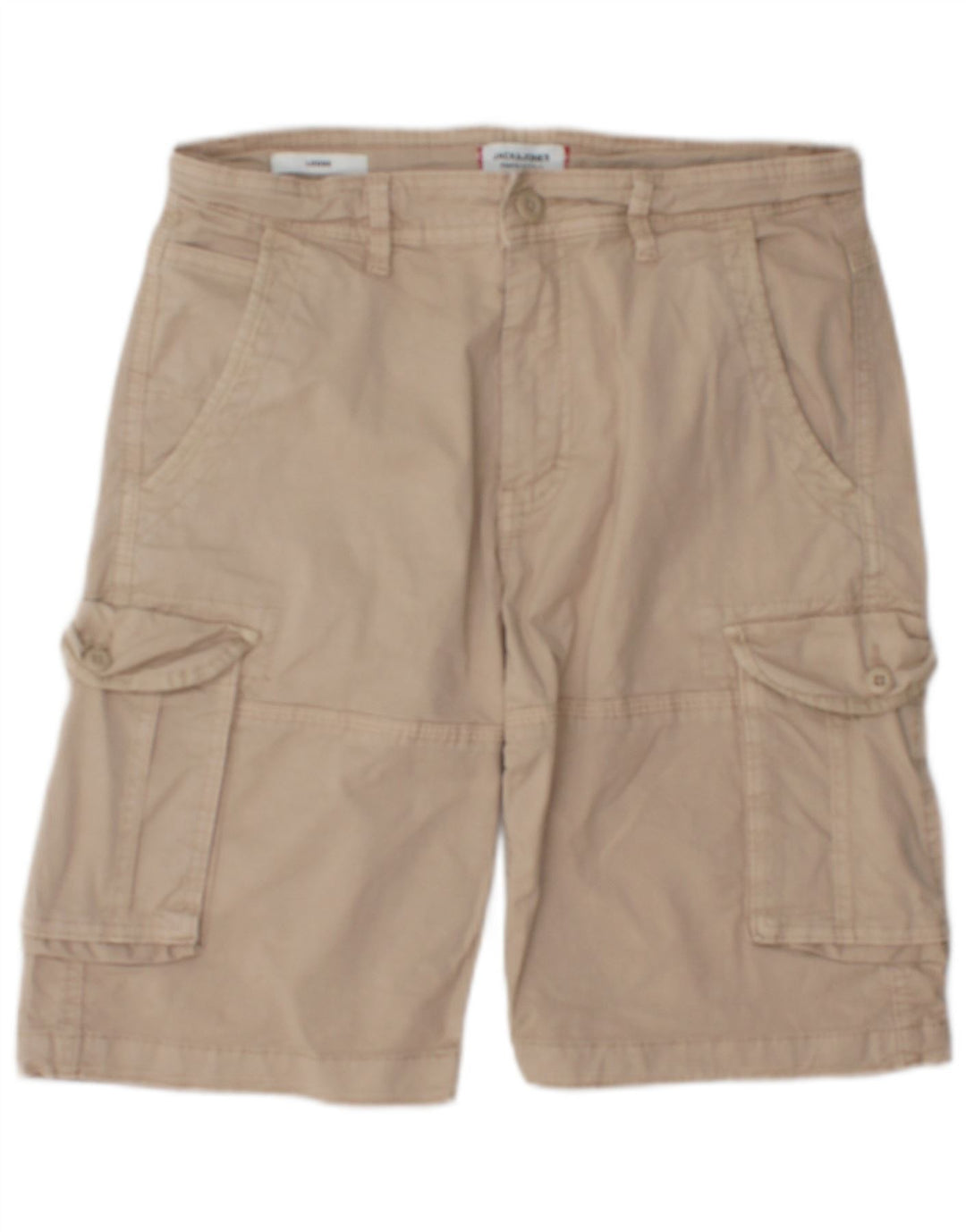 Jack & Jones Short Cargo Homme Petit W29 Coton Beige
