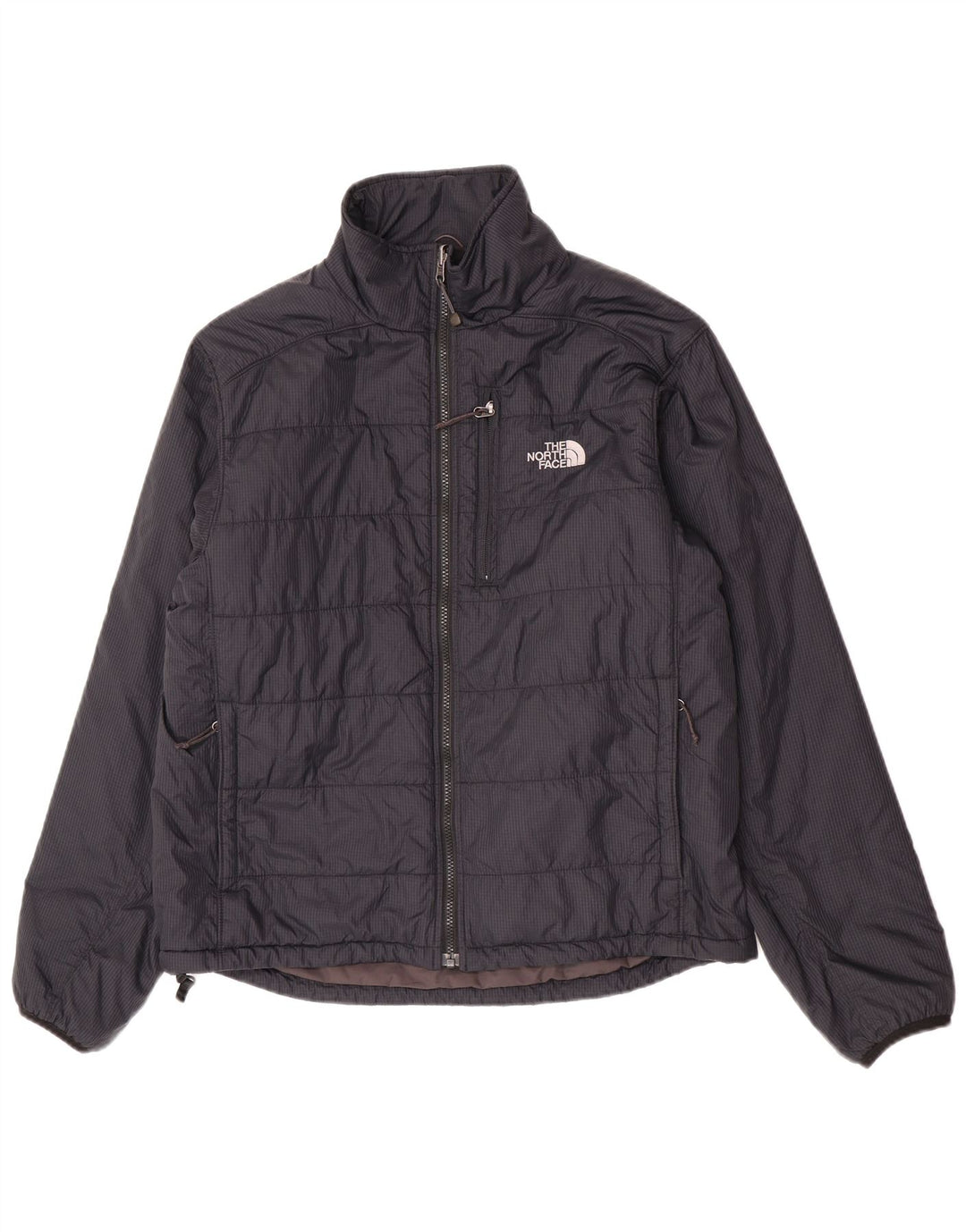 The North Face Veste rembourrée pour homme UK 38 Medium Bleu marine à carreaux en nylon