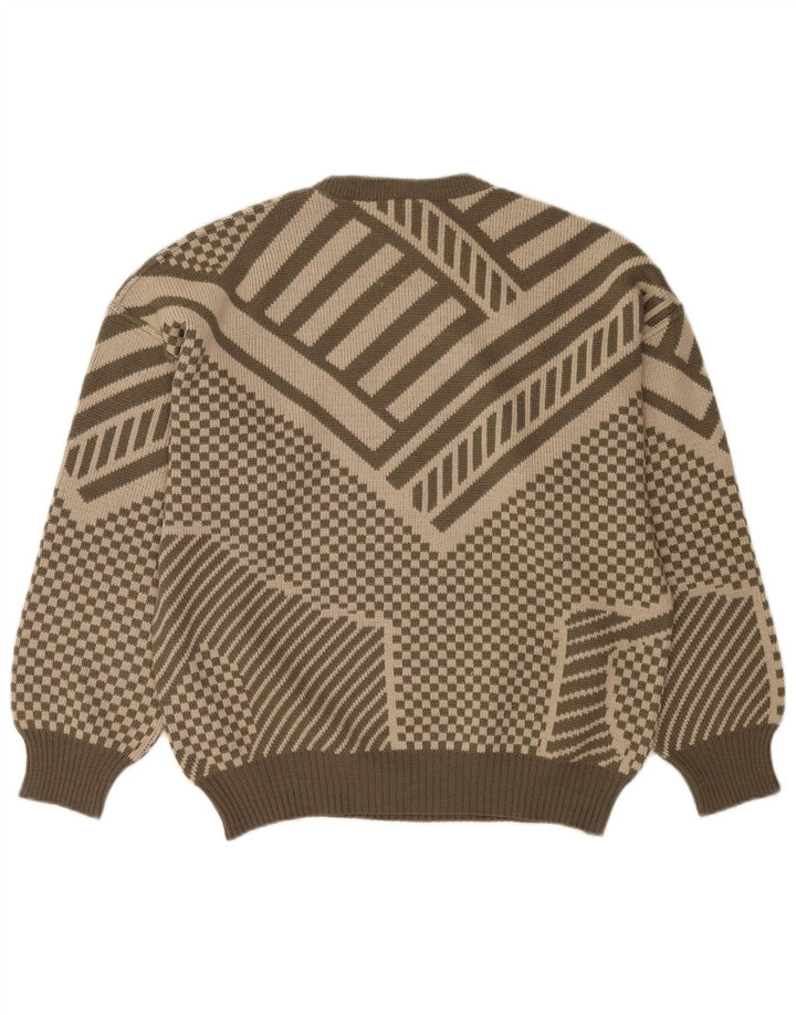 Gianfranco Ottaviani Pull col rond pour homme IT 50 Kaki moyen