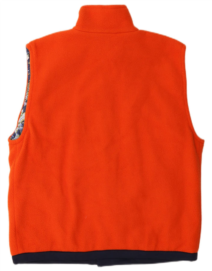 Endurance Gilet polaire pour homme UK 40 Large Orange Colourblock Polyester