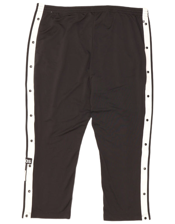 Adidas Womens Graphic Tracksuit Trousers UK 32/34 4XL Black Colourblock