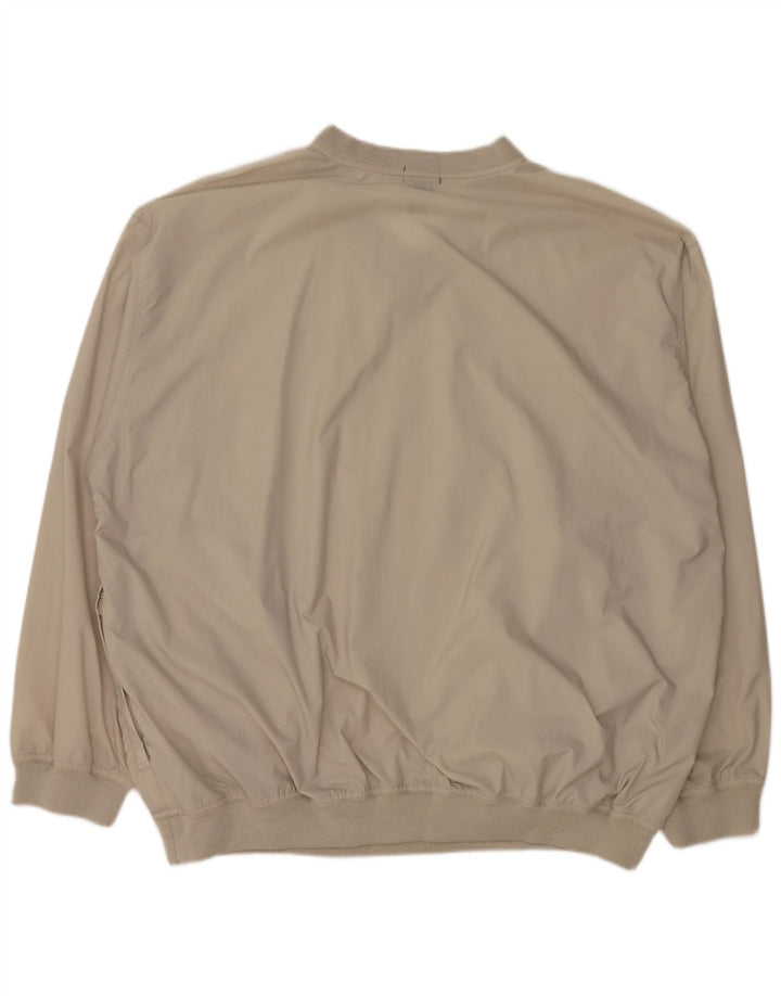 Izod Homme Coupe Ample Pull Survêtement Haut XL Gris Nylon