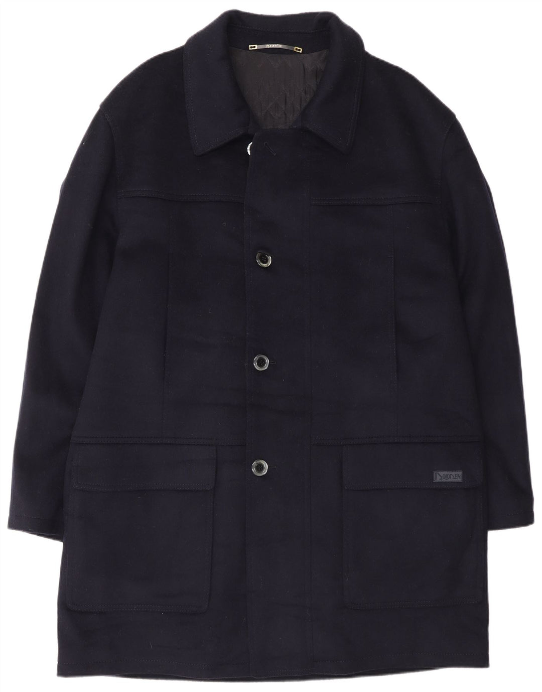 Dolomiten Manteau Homme IT 52 XL Bleu Marine Laine