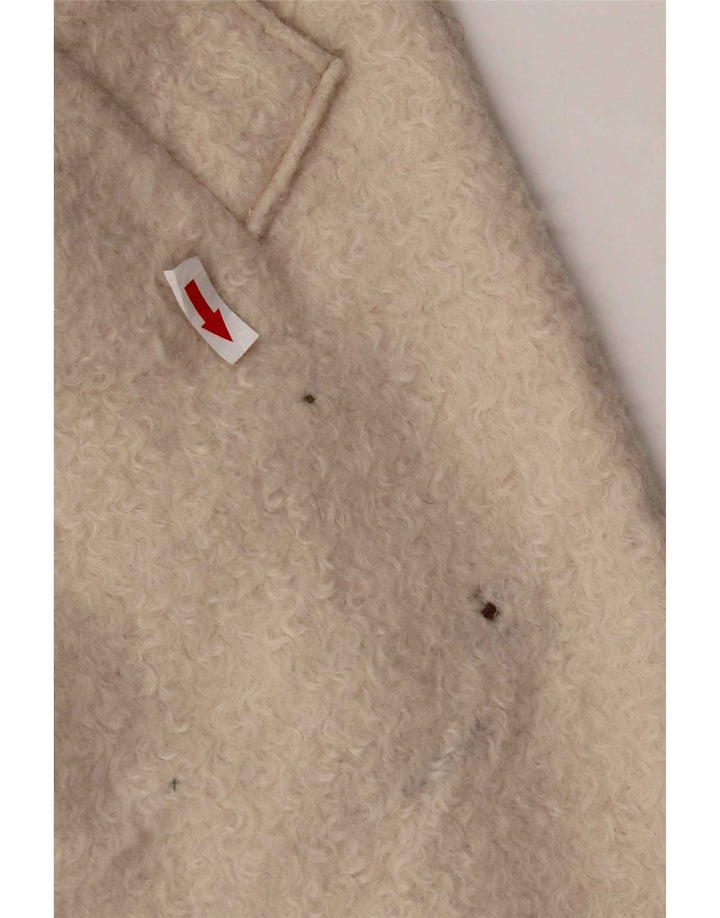 Zara Manteau surdimensionné pour femme UK 10 Petit Beige