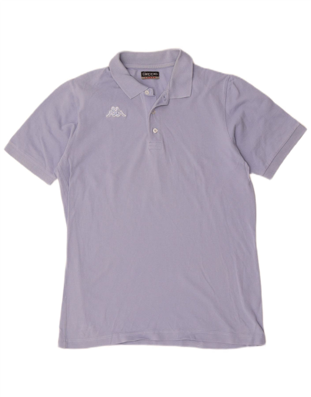 KAPPA Polo Homme Large Violet Coton