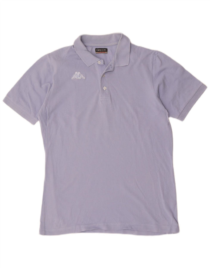 KAPPA Polo Homme Large Violet Coton