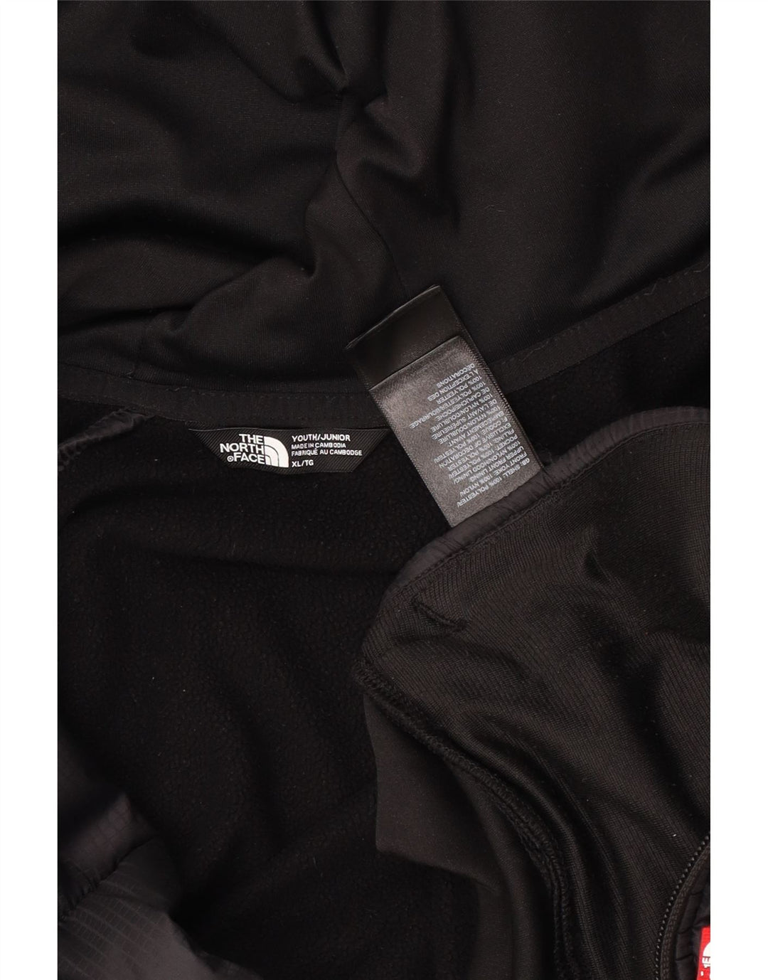 THE NORTH FACE Pull à capuche zippé pour garçon 14-15 ans XL Noir Colourblock