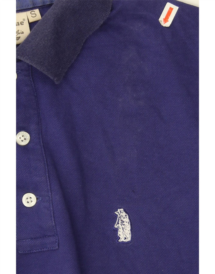 Refrigue Polo Homme Petit Bleu Coton