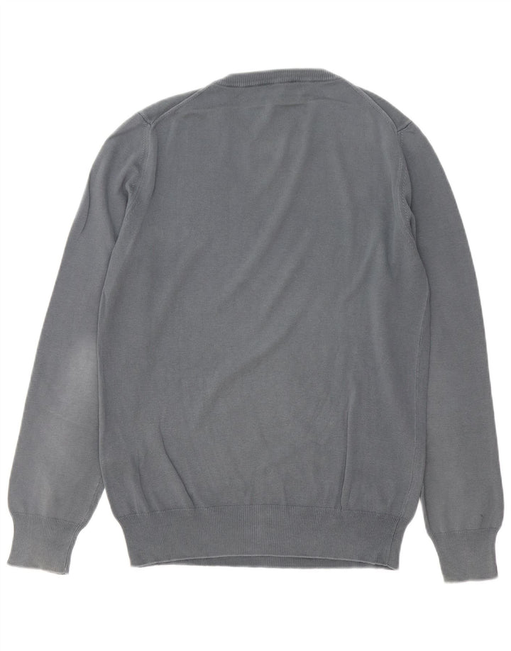 FRED PERRY Pull Col Rond Homme Gris Moyen Coton