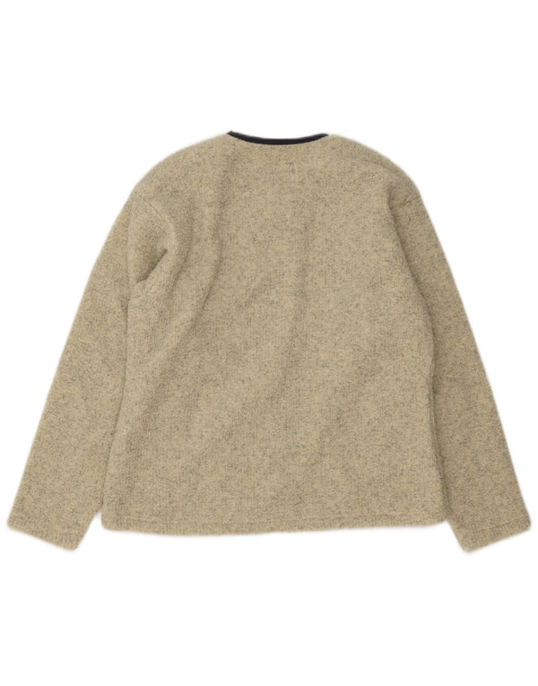 Jack Wolfskin Veste polaire pour femme UK 14 Beige moyen