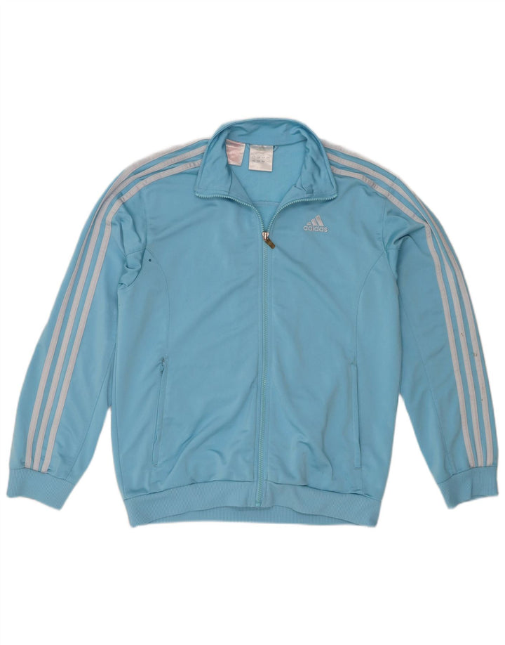Veste de survêtement Adidas Garçon 13-14 ans Bleu Polyester