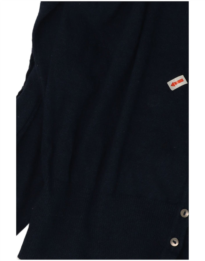 Marks & Spencer Cardigan pour femme en viscose bleu marine moyen UK 12