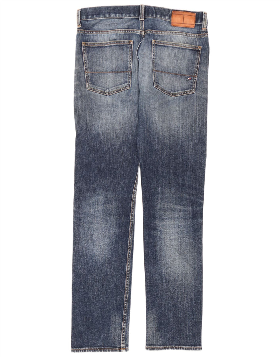 Tommy Hilfiger Jean droit Bleecker homme W32 L32 bleu coton