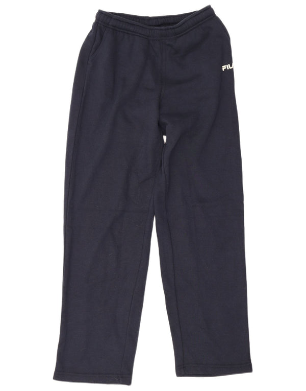 Fila Pantalon de survêtement pour femme UK 8 Small Bleu marine Coton