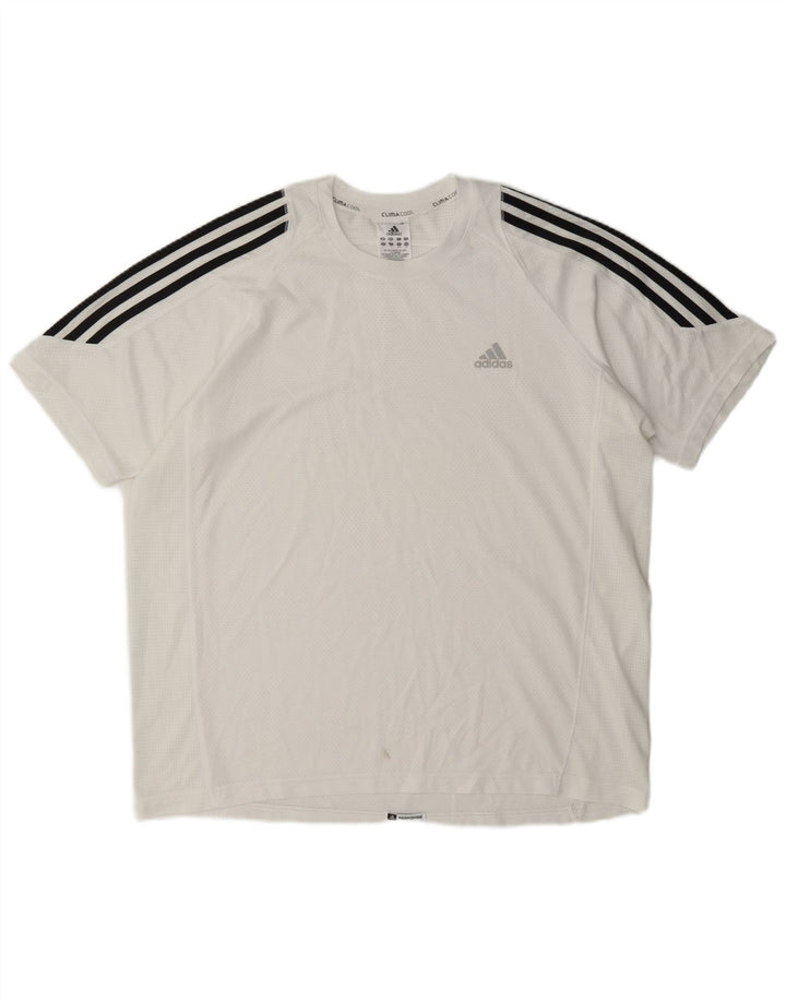 Adidas Hommes Climacool T-Shirt Haut Grand Blanc Polyester