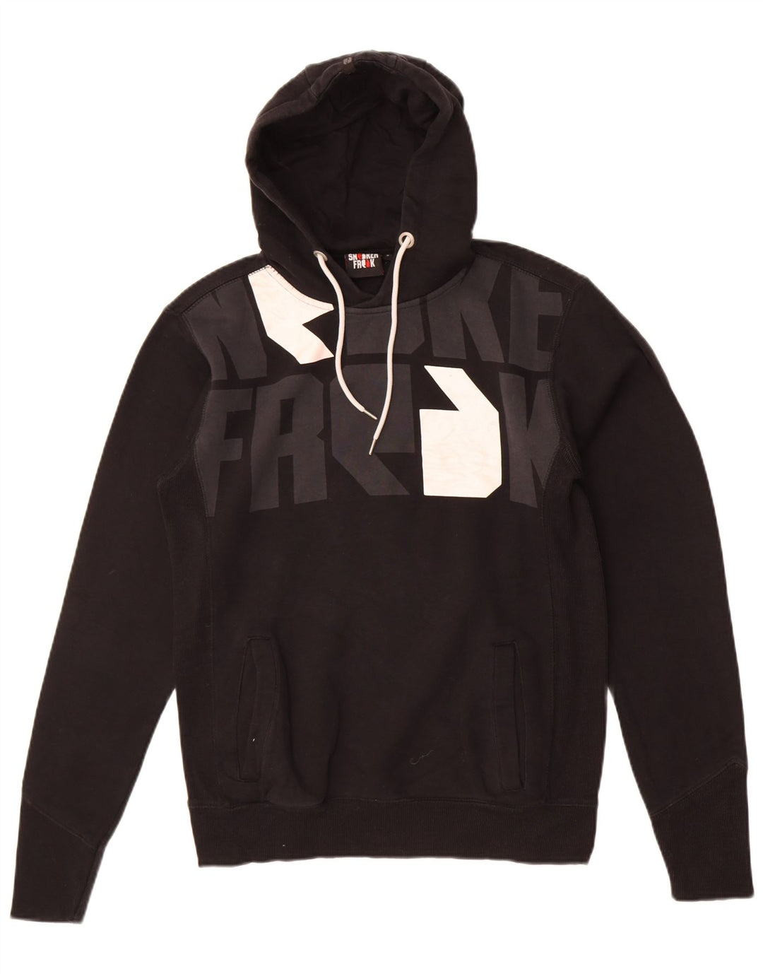 Sneaker Freak Pull à capuche graphique pour hommes, petit, noir