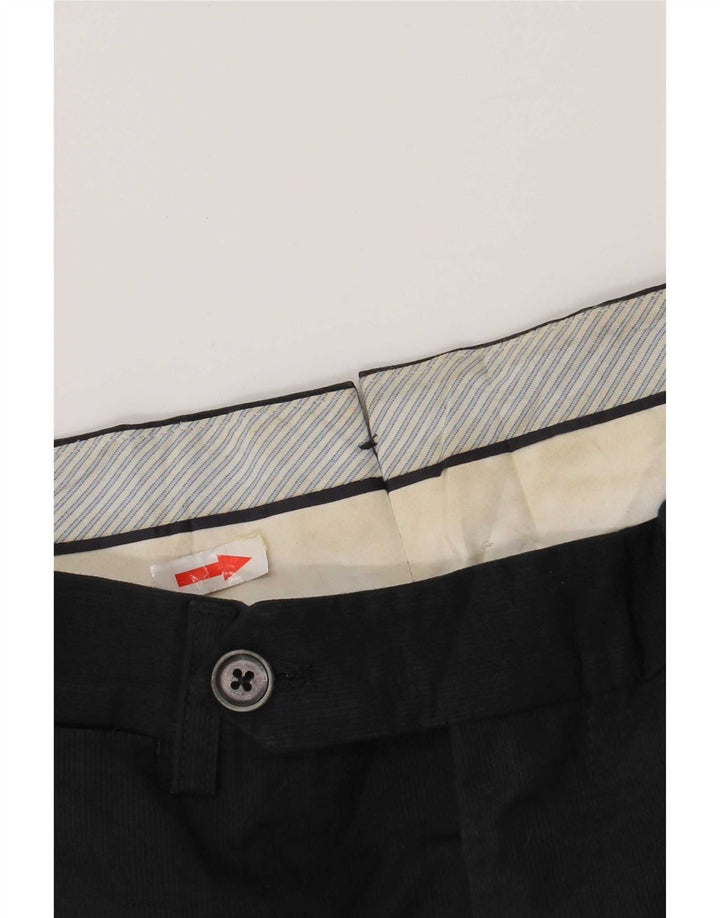 Massimo Dutti Pantalon Chino Regular Homme Moyen W31 L29 Bleu Marine Coton