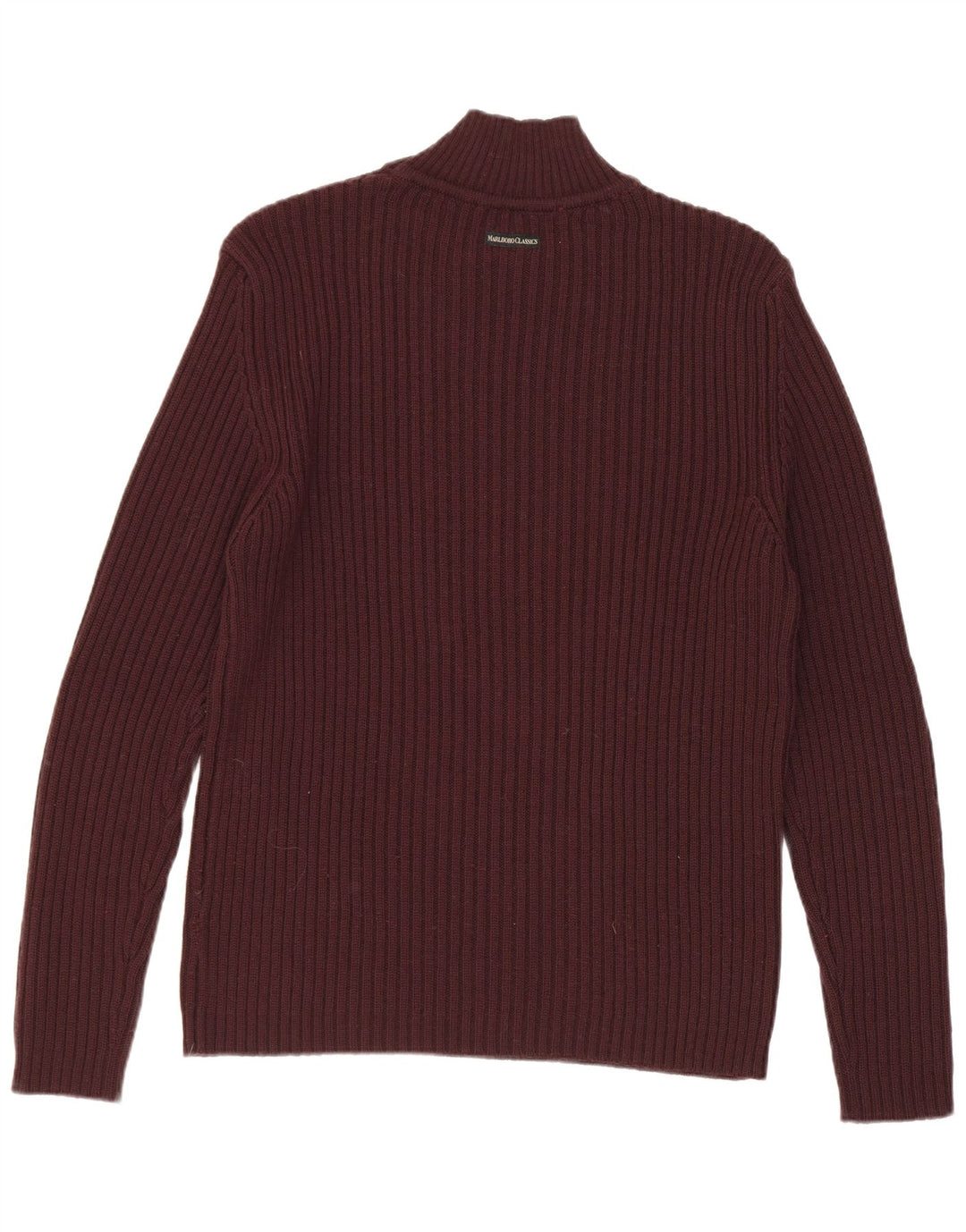 Marlboro Classics Pull Col Roulé Homme Bordeaux Moyen