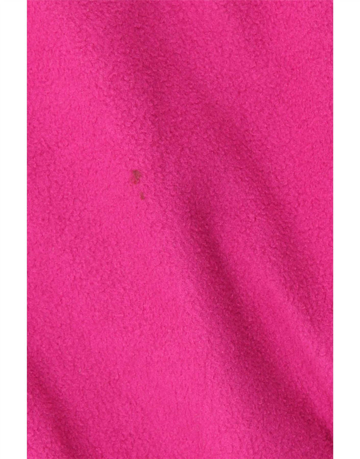 Tecnica Pull Polaire Graphique à Col Zippé pour Homme Grand Rose Polyester