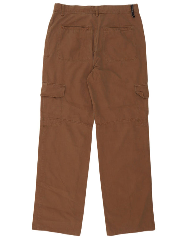 Trussardi Pantalon Cargo Droit Homme IT 48 Medium W30 L32 Marron Coton