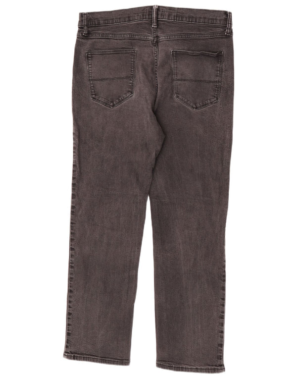 Marks & Spencer Mens Straight Jeans W36 L31 Grey Cotton