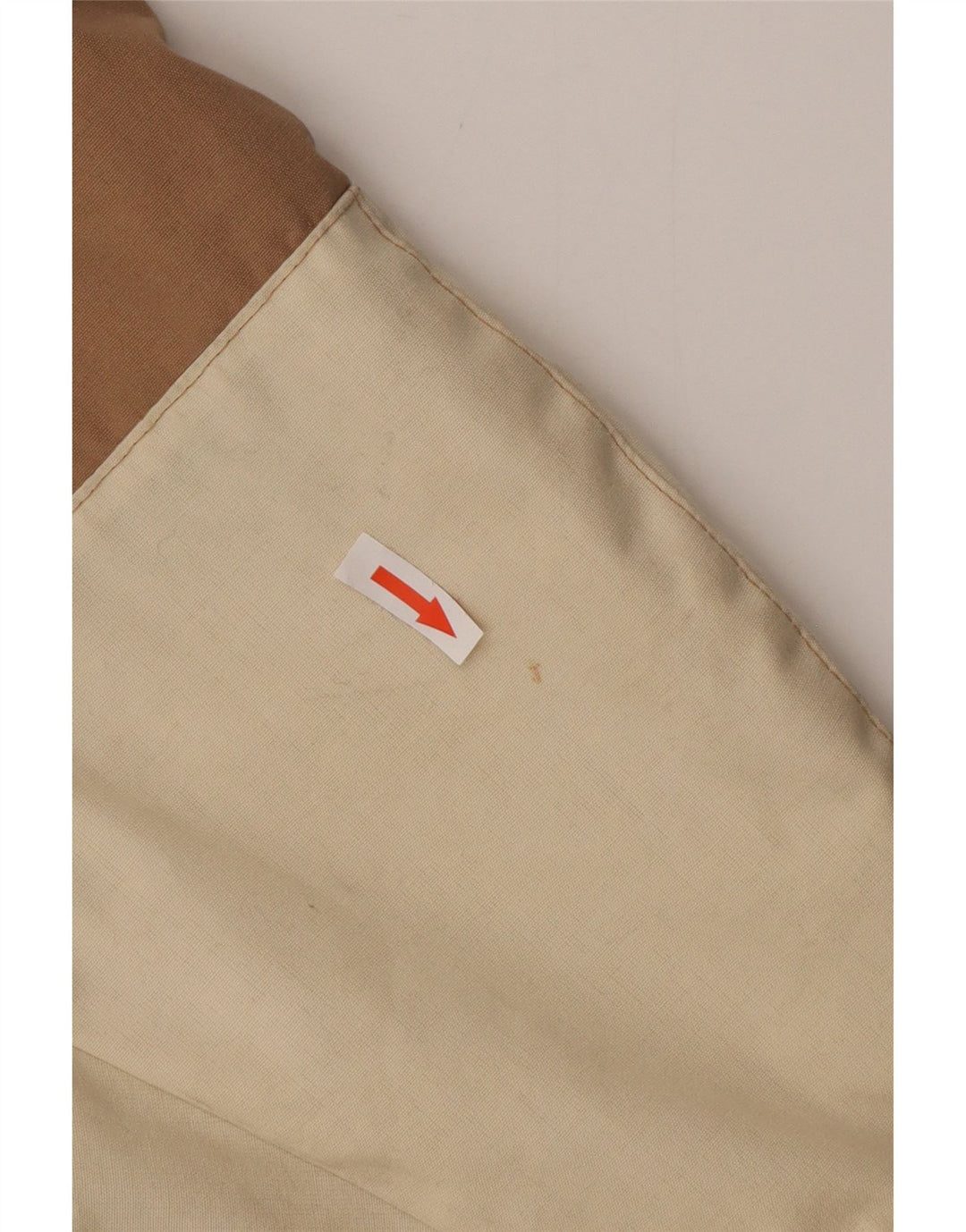 veste coupe-vent à capuche vintage pour homme IT 46 Petit colorblock beige