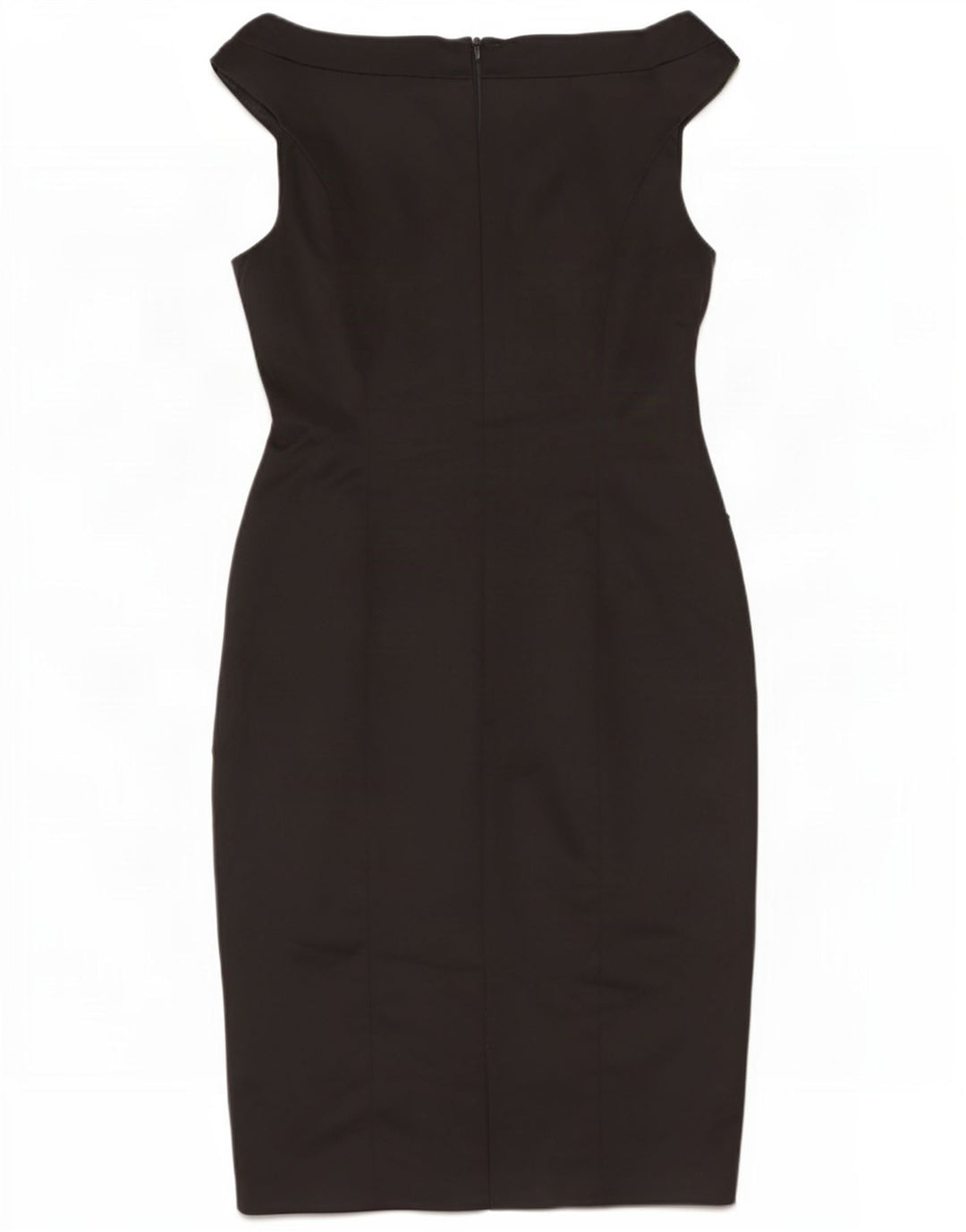 Coast Robe fourreau à épaules dénudées pour femme UK 42 en acétate noir moyen