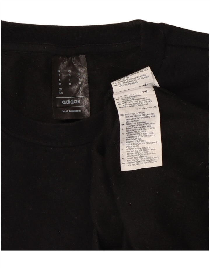 ADIDAS Sweat-shirt pour homme en coton noir moyen