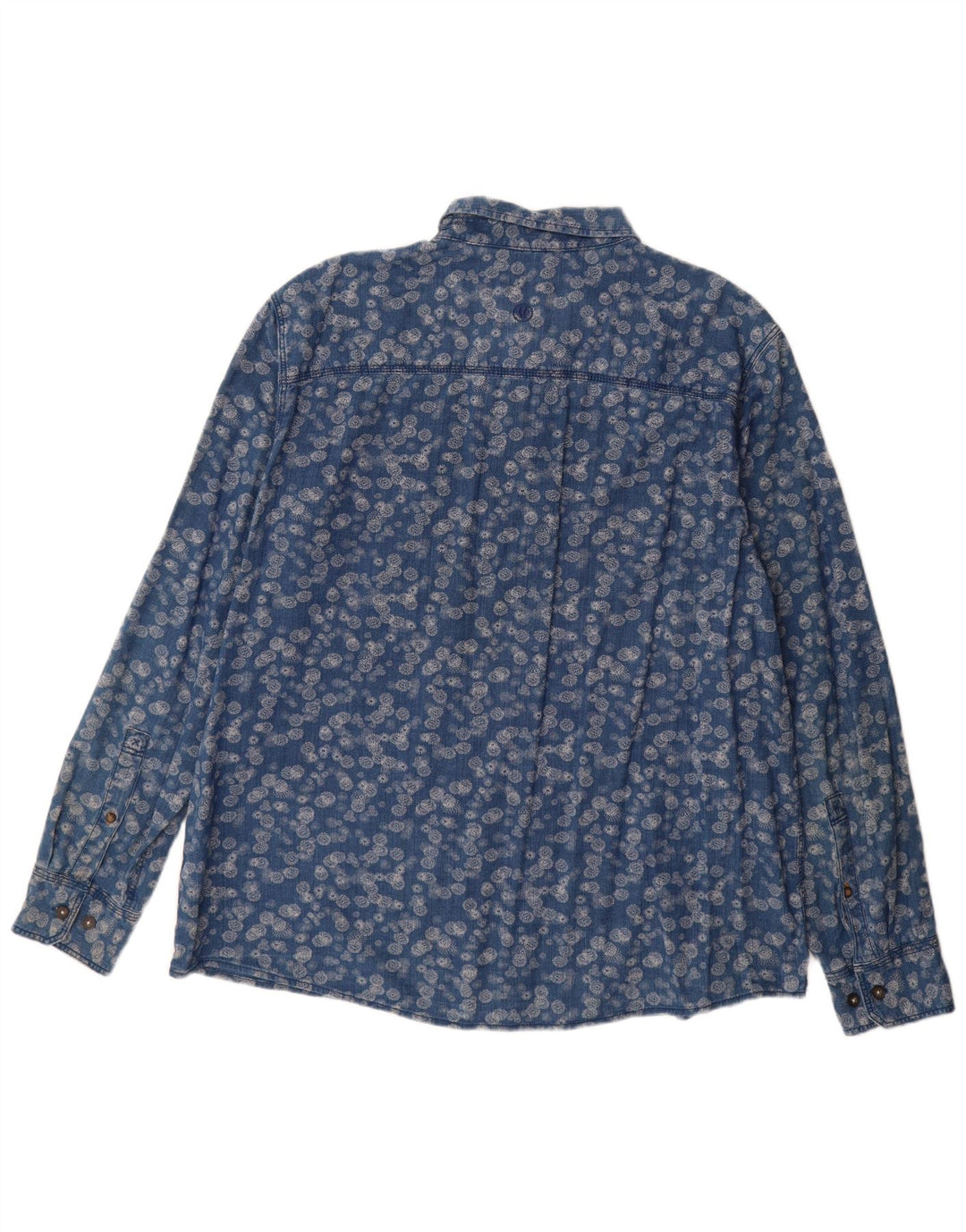 Chemise Homme Fat Face 2XL Coton Floral Bleu