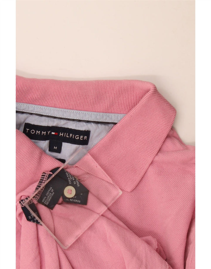 Tommy Hilfiger Polo Homme Rose Moyen Coton