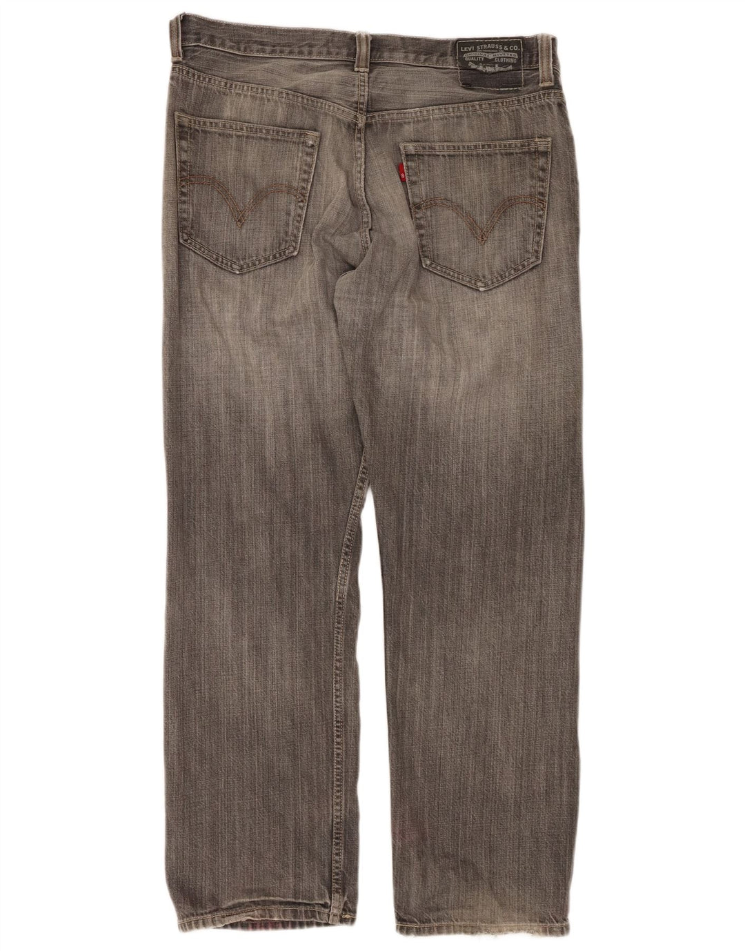 LEVI'S Jean Droit 505 Homme W33 L30 Gris Coton