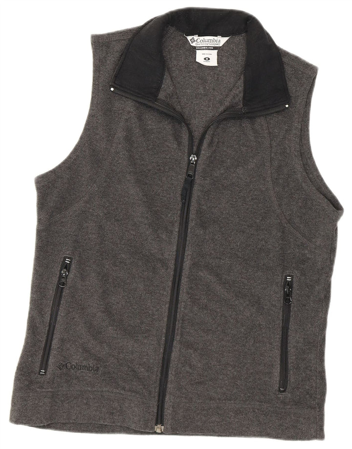 Columbia Gilet Polaire Femme UK 14 Gris Moyen Polyester