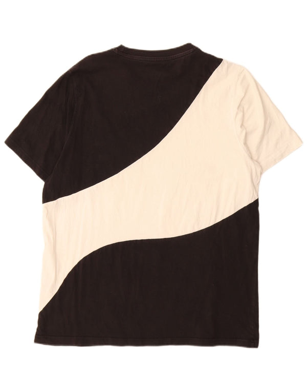 Puma T-Shirt Homme Haut Large Noir Colourblock Coton