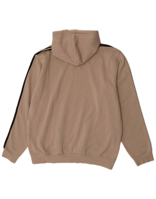 Adidas Pull à capuche pour homme XL en coton beige