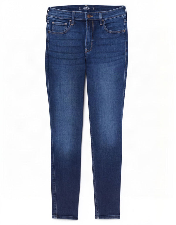 Hollister Jean super skinny taille haute pour femme US 5 Small W27 L26 Bleu