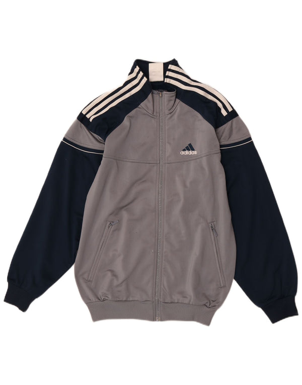 Adidas Veste de survêtement graphique pour homme UK 32/34 XS Gris Colorblock