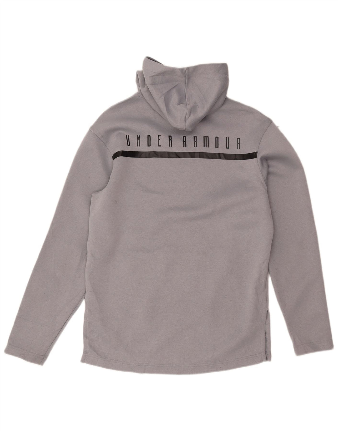 Under Armour Pull à Capuche Cold Gear Graphic Homme Gris Moyen Polyester