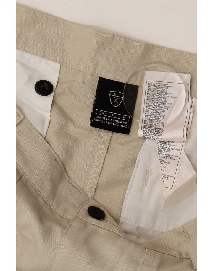 Nike Short Chino Homme W34 Large Beige Polyester
