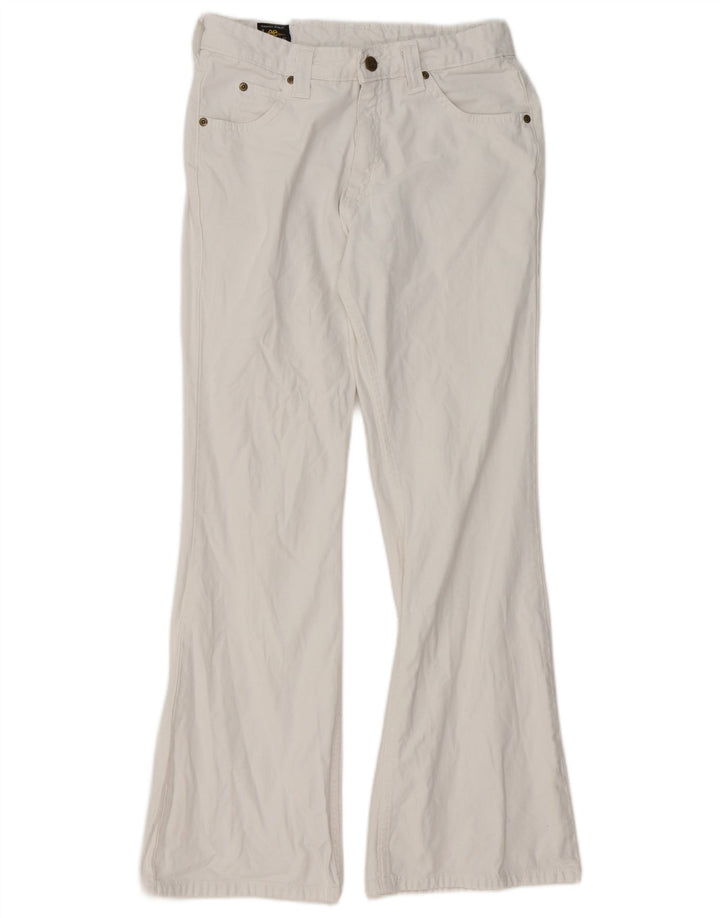 Lee Jean évasé pour femme US 12 Large W31 L29 Coton blanc