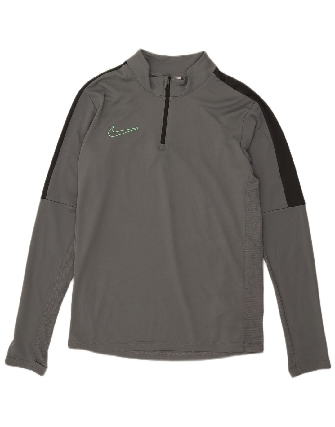 Nike Haut de survêtement Dri Fit Zip Neck pour hommes, petit, gris color block