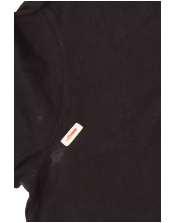 Nike T-shirt graphique pour homme en coton noir moyen