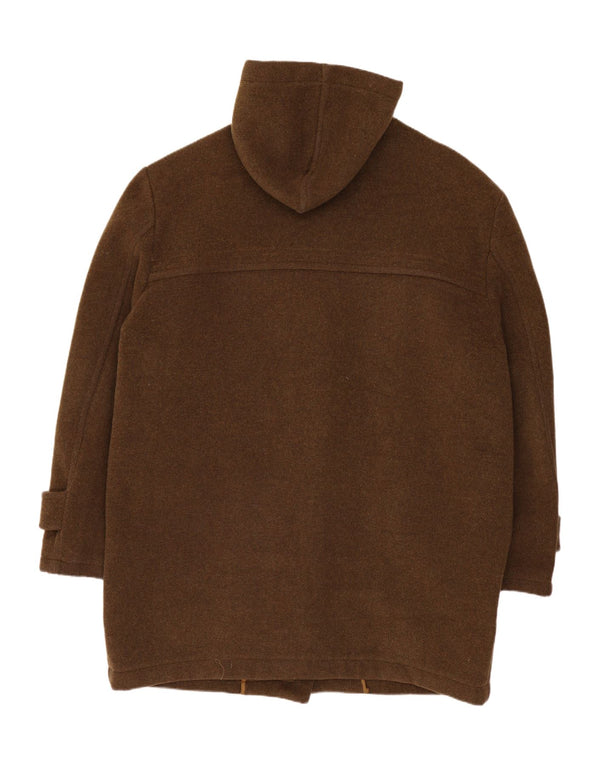 Zip Duffle Coat à capuche pour femme UK 20 2XL Kaki Laine