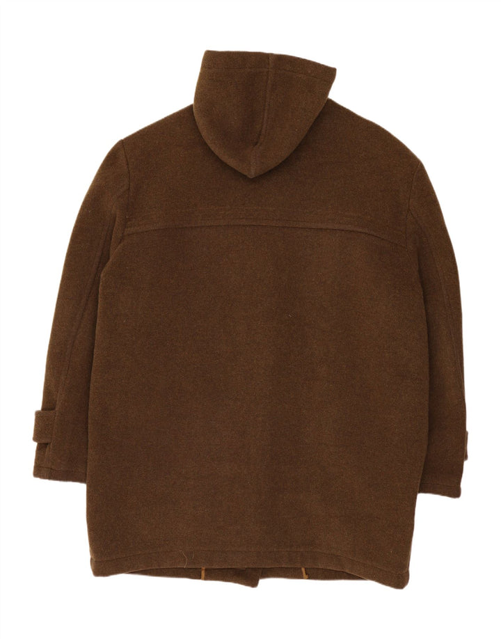 Zip Duffle Coat à capuche pour femme UK 20 2XL Kaki Laine