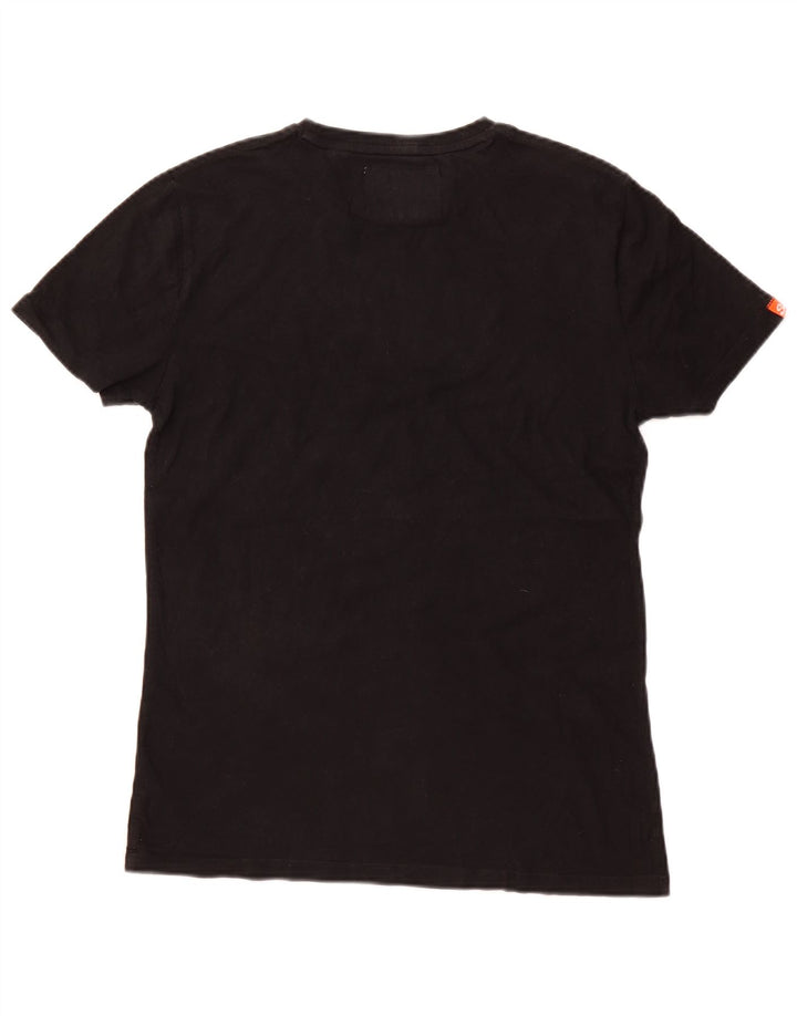 SUPERDRY T-Shirt Homme Haut Petit Noir Coton