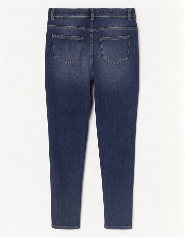 Next Jean skinny taille moyenne pour femme UK 12 Medium W28 L28 Bleu Coton