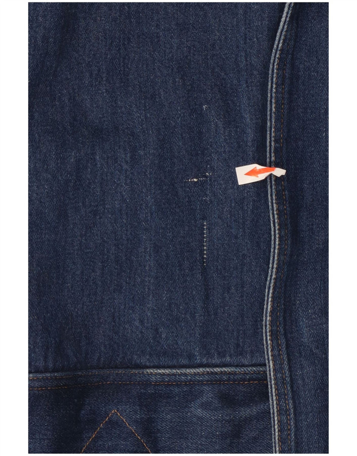 veste en jean homme vintage UK 44 2XL Bleu