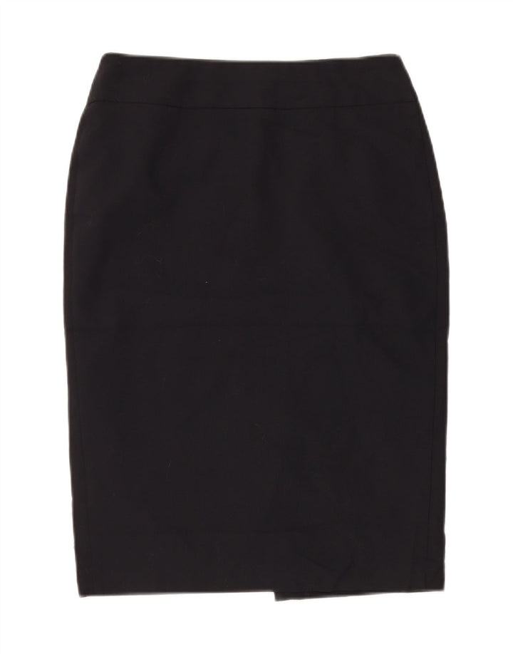 Marks & Spencer Jupe crayon pour femme UK 10 Small W28 Bleu marine Polyester