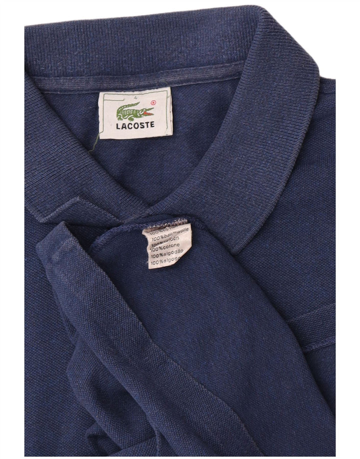 Lacoste Polo Homme Taille 4 Coton Bleu Marine Moyen