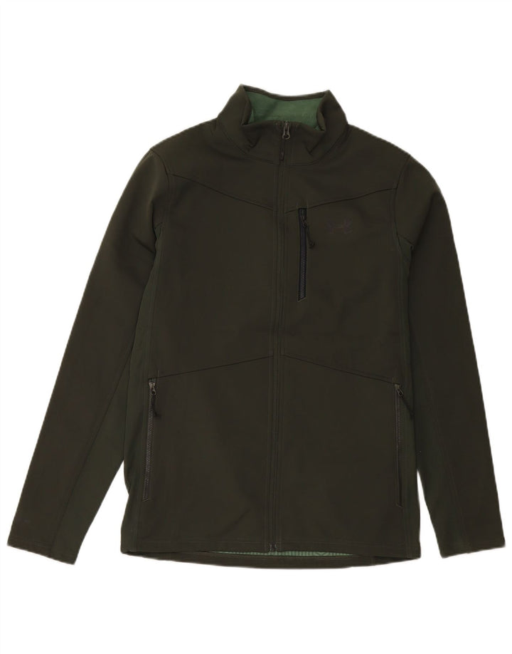 UNDER ARMOUR Veste de survêtement Cold Gear Homme Petit Kaki Polyester
