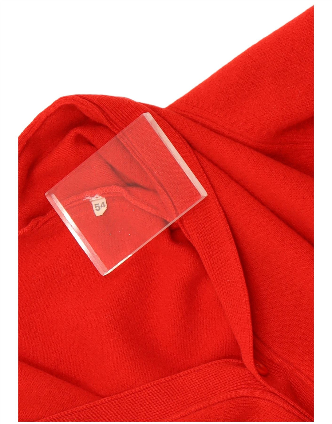 vintage Femme Cardigan Pull IT 54 3XL Rouge